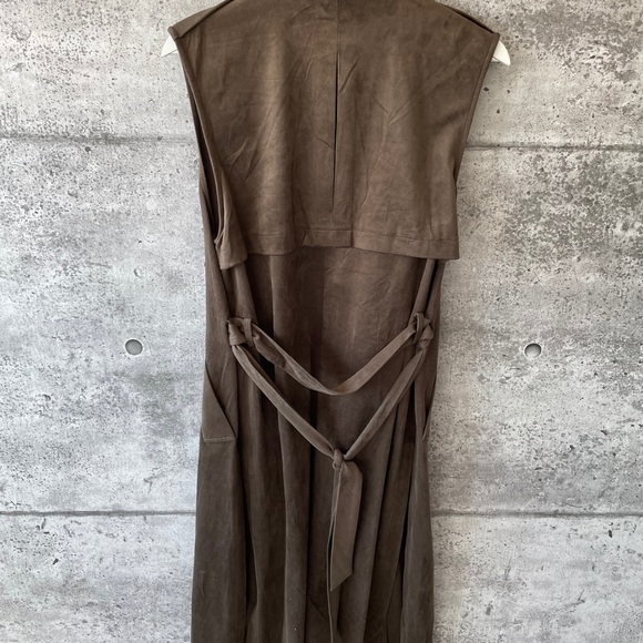 Rudsak  Long Cardigan vest Belt Sleeveless Sz Small❤️ - Picture 3 of 6